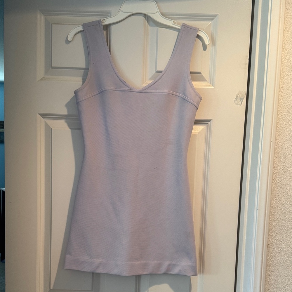Fitted Purple Sleeveless Dress